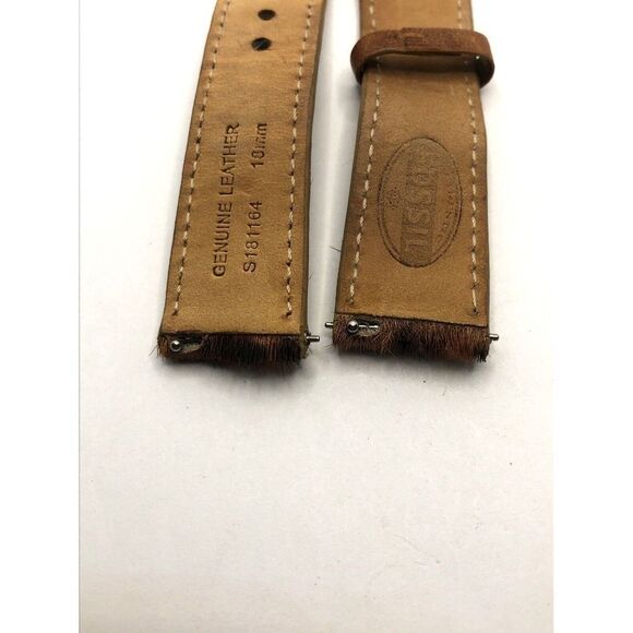 Authentic Fossil Watch Full Band Genuine Leather 18mm EZ101 - Picture 6 of 8
